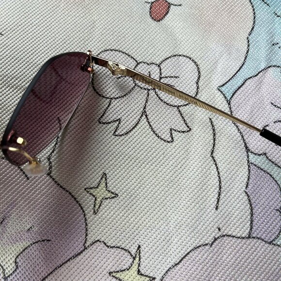 Cartier Purple Sunglasses with Black Temples - Picture 5 of 6